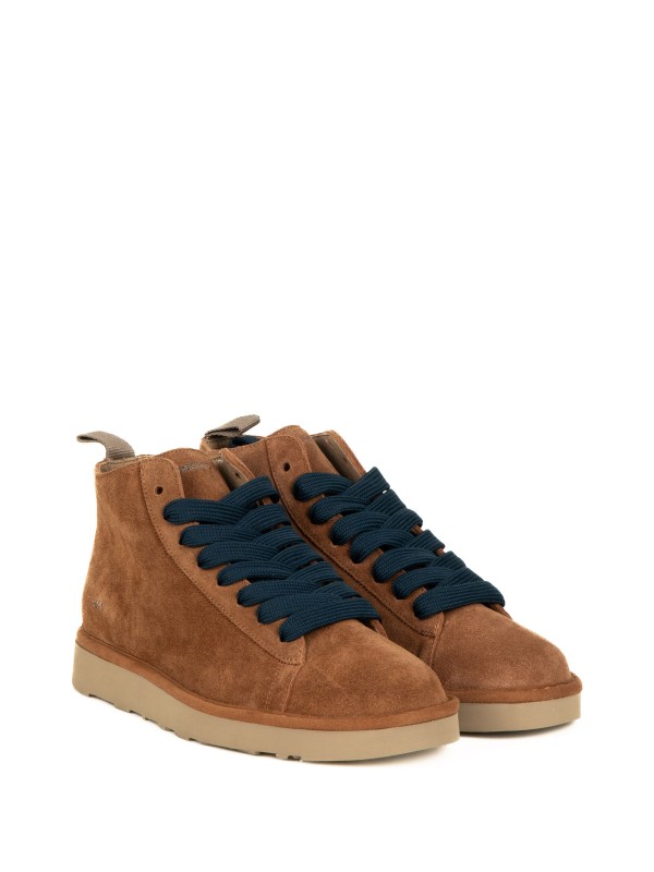 P001 men's cognac suede boot