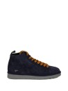 Polacco P001 uomo in suede blu navy