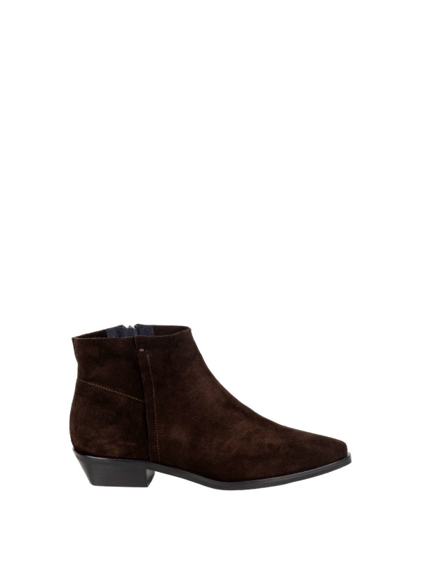 Stivaletto alla caviglia Idea scamosciato marrone