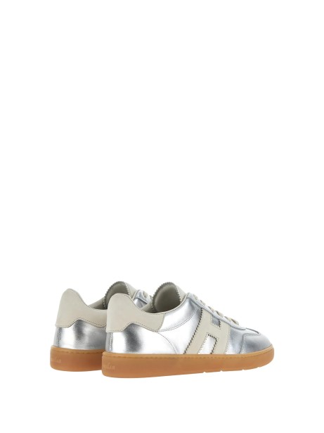Sneakers Hogan Cool Pelle Metallizzata Argento