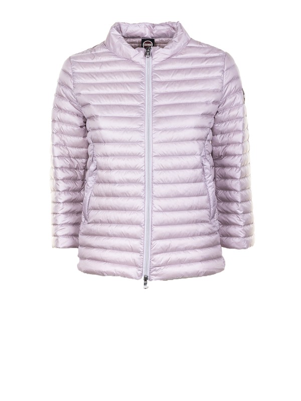 Lavender Quilted Cape Jacket with Zip