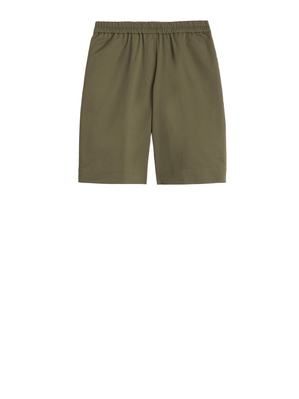 Women's Military Green Bermuda Shorts