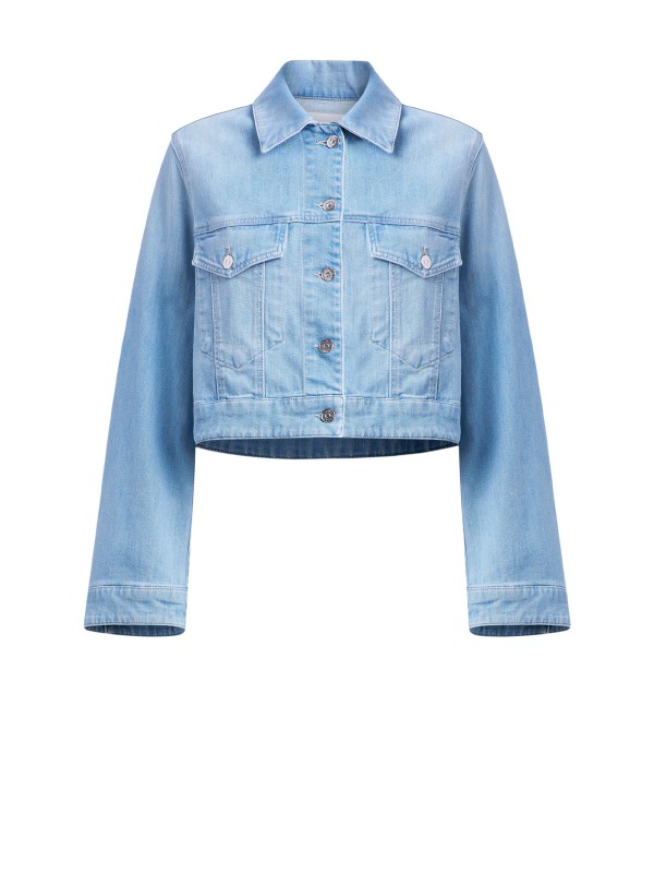 Women's Short Blue Denim Jacket