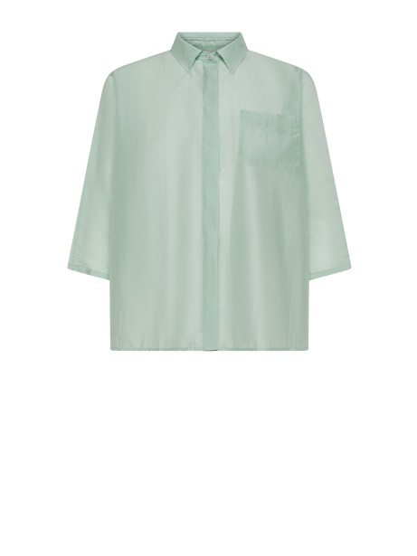 Camicia donna verde acqua