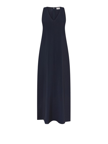 Abito blu navy lungo