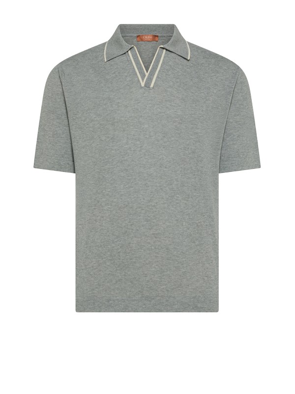 Men's Grey Polo Shirt