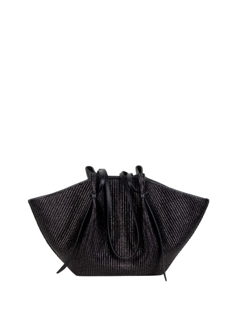 Yuzefi Large Raffia Mochi Shoulder Bag