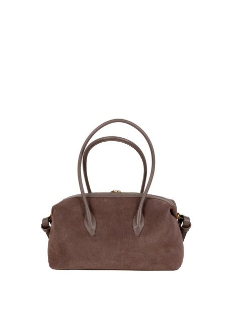Nutmeg Suede Brioche Duffle - Spacious and Elegant