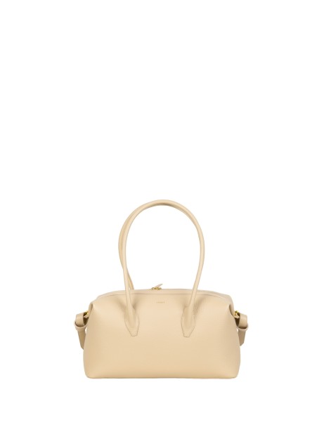 Brioche Duffle - Angora Pebble Grained Leather