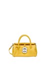 Borsa Dotta Baby Centauro Yellow Leather Handbag