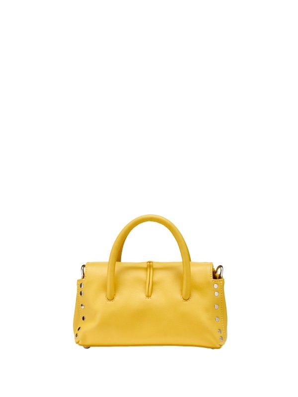 Borsa Dotta Baby Centauro Yellow Leather Handbag