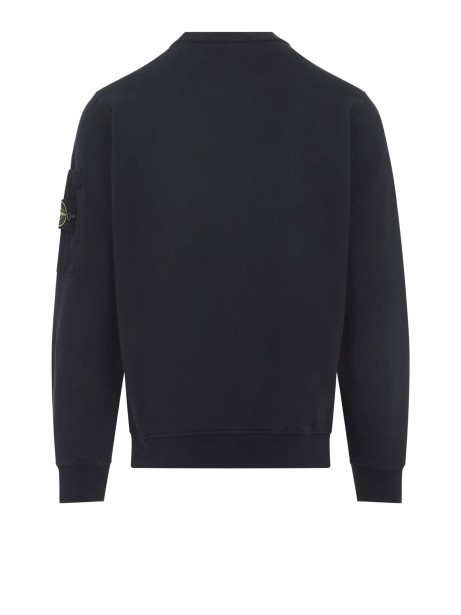 Felpa Girocollo con Tasca di Stone Island