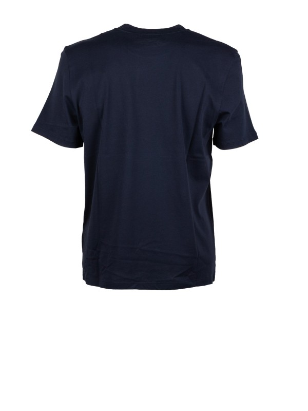 T-shirt Jacob Cohen in cotone stretch con logo blu