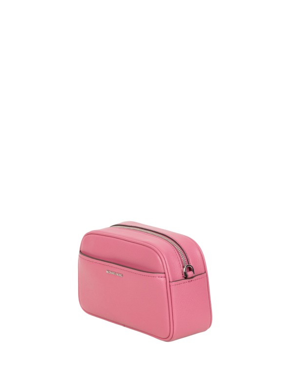 Borsa a tracolla Jet Set piccola in pelle rosa