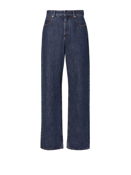 Fendi Long Denim Blue Jeans