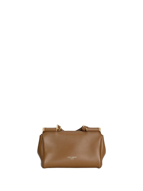 Small My Sicily Handbag in Brown Plongé Calfskin