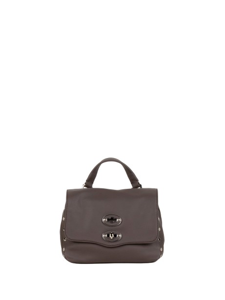 Borsa Postina® Baby in Pelle Liscia Brown Gianduiotto