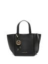 Michael Kors Jordi Small Leather Handbag in Black
