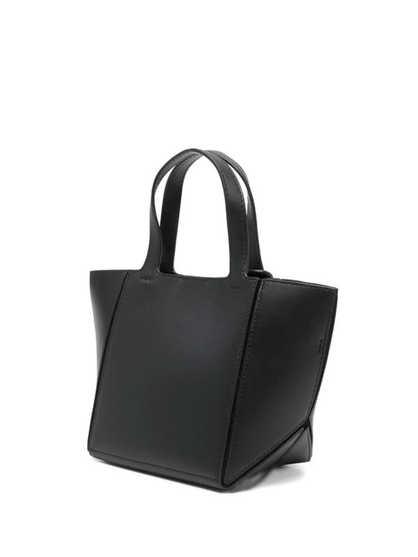 Michael Kors Jordi Small Leather Handbag in Black