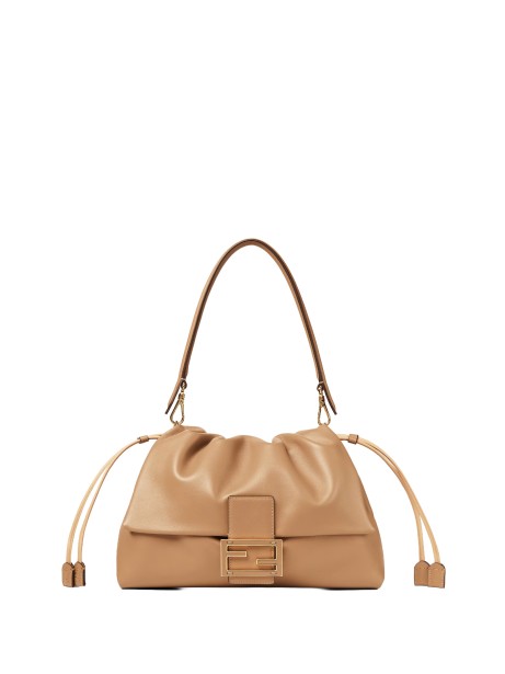 Mamma Baguette Large Borsa in Nappa Cappuccino