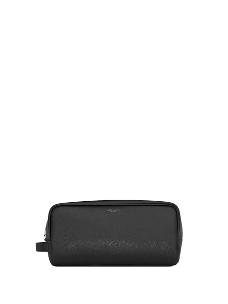 Beauty Case Saint Laurent Paris in Pelle Goffrata