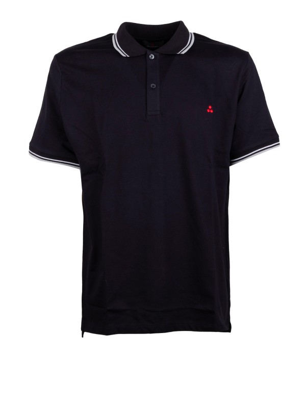 Peuterey Men's Black Polo Shirt