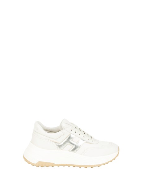 Hogan H669 Sneakers Basse in Pelle Bianca
