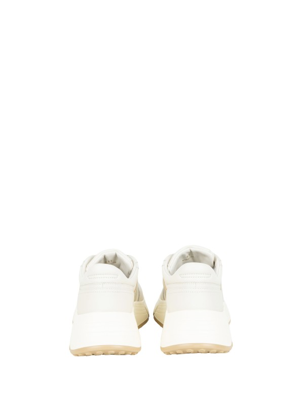 Hogan H669 Sneakers Basse in Pelle Bianca