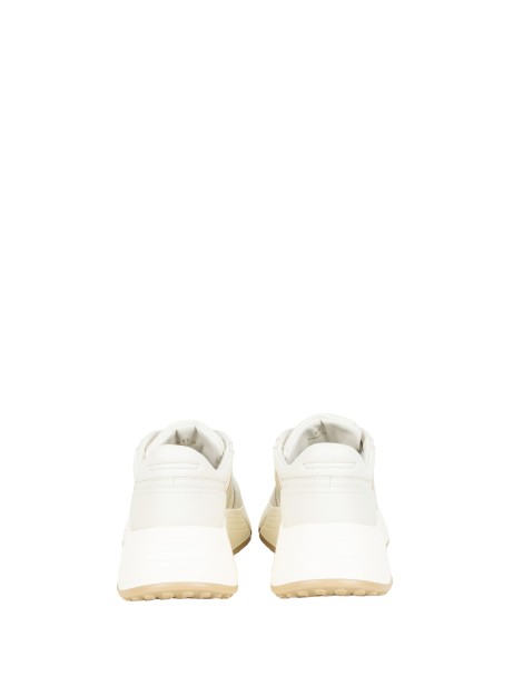 Hogan H669 White Leather Low-Top Sneakers