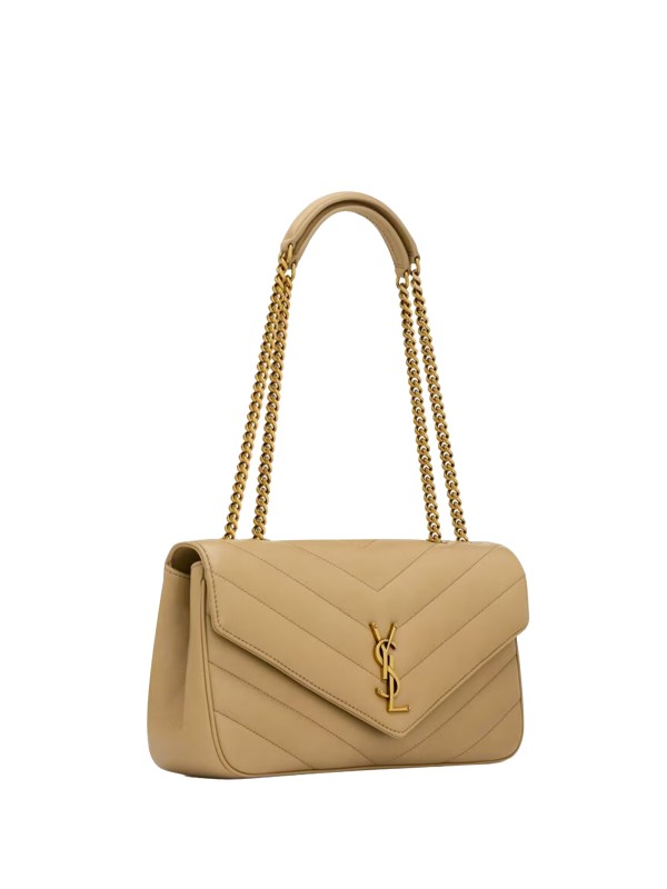 Borsa a spalla Loulou Large in pelle di agnello trapuntata