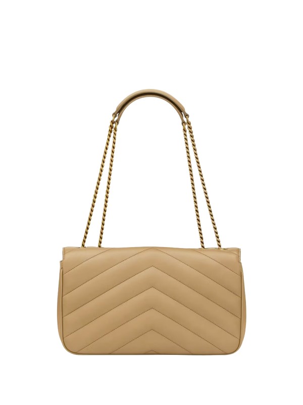 Borsa a spalla Loulou Large in pelle di agnello trapuntata