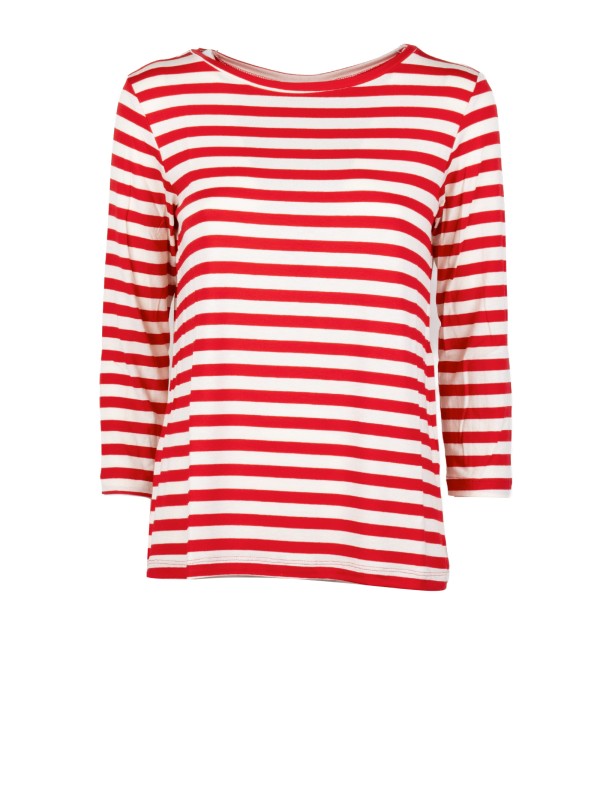 Maglietta a Manica Lunga Street One in Rosso