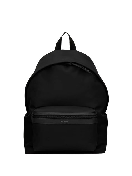 Zaino City in ECONYL® e pelle morbida | Saint Laurent