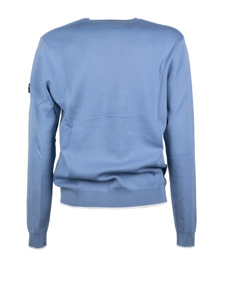 Maglia in Cotone Leggera con Logo Staccabile di Peuterey 2