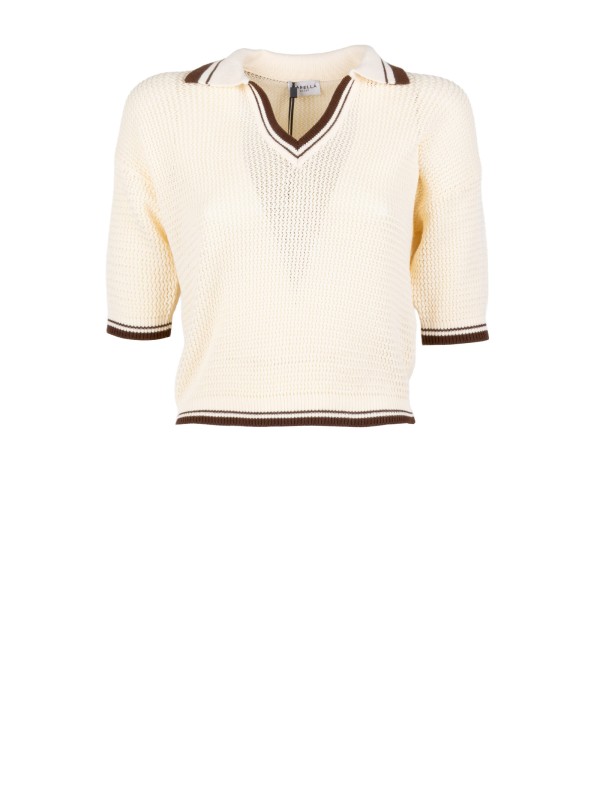 Marella MLSLEMBI White Cotton Polo