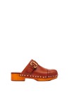 Chloé Jeannette Leather Clogs