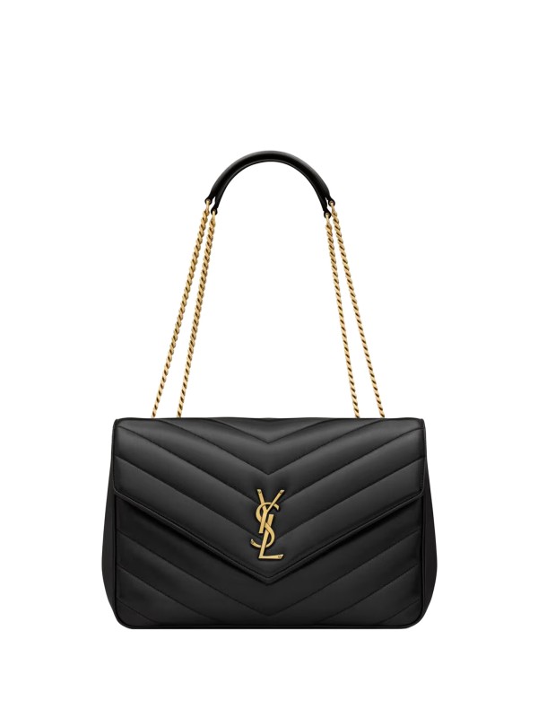 Saint Laurent Loulou Medium Quilted Lambskin Shoulder Bag