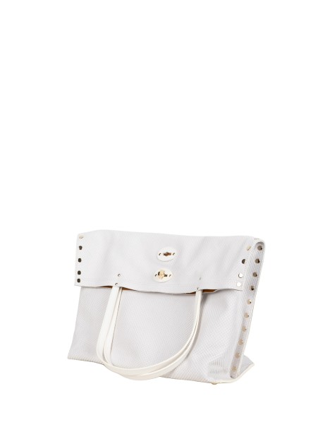 Zanellato A'Spasso® Medium White Leather Shoulder Bag