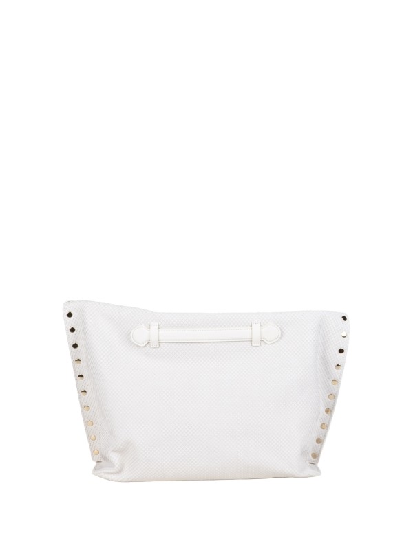 Zanellato A'Spasso® Medium White Leather Shoulder Bag