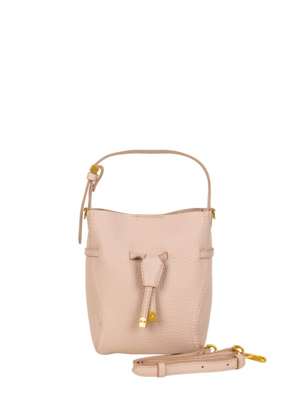 Gianni Chiarini Sienna Beige Leather Bucket Bag