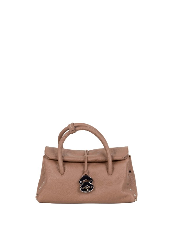 Zanellato Dotta® Small Hammered Leather Bag in Brown Ribolla