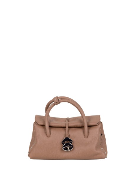 Zanellato Dotta® Small Hammered Leather Bag in Brown Ribolla