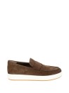 Hogan Brown Suede Moccasins