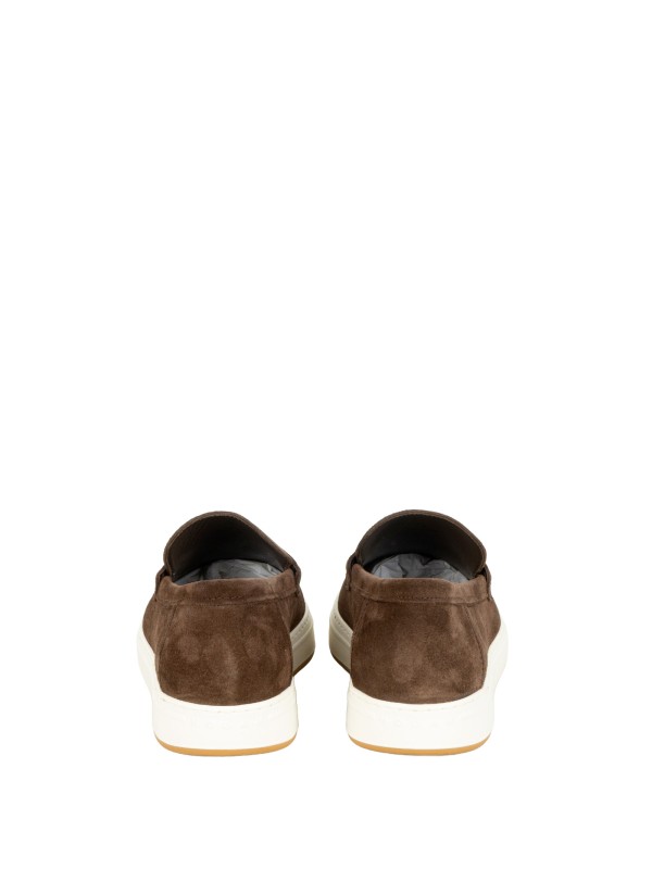 Hogan Brown Suede Moccasins