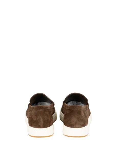 Hogan Brown Suede Moccasins