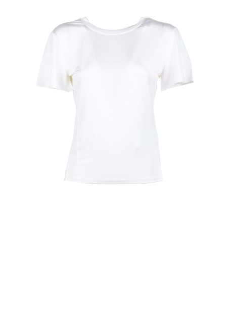 Marella Beige Geometric-Pattern Polo Shirt