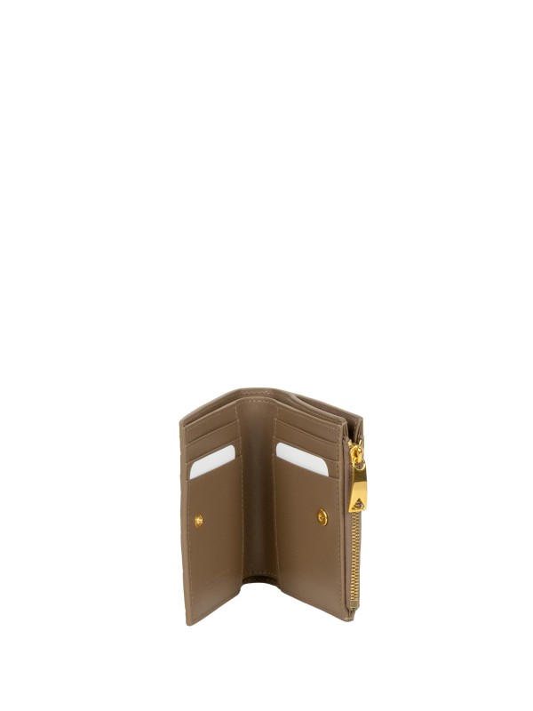 Portafoglio Intrecciato Bi-Fold Medio Bottega Veneta