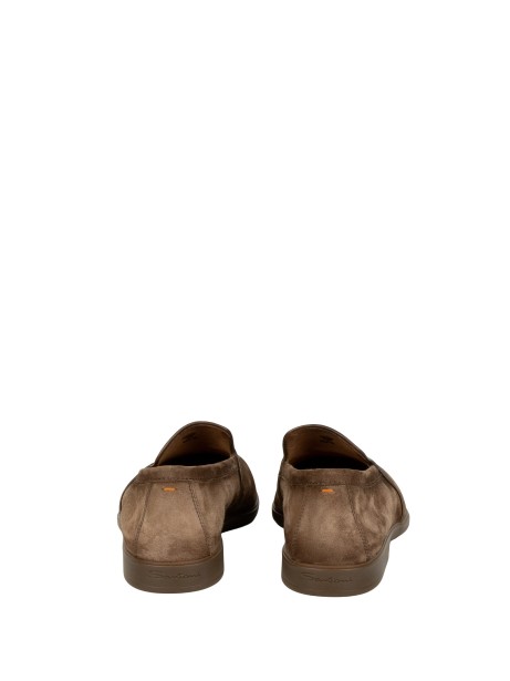 Santoni Women's Brown Leather Sandals