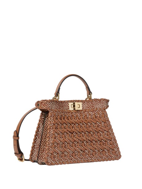 Fendi Peekaboo ISeeU Small Brown Leather Bag 2