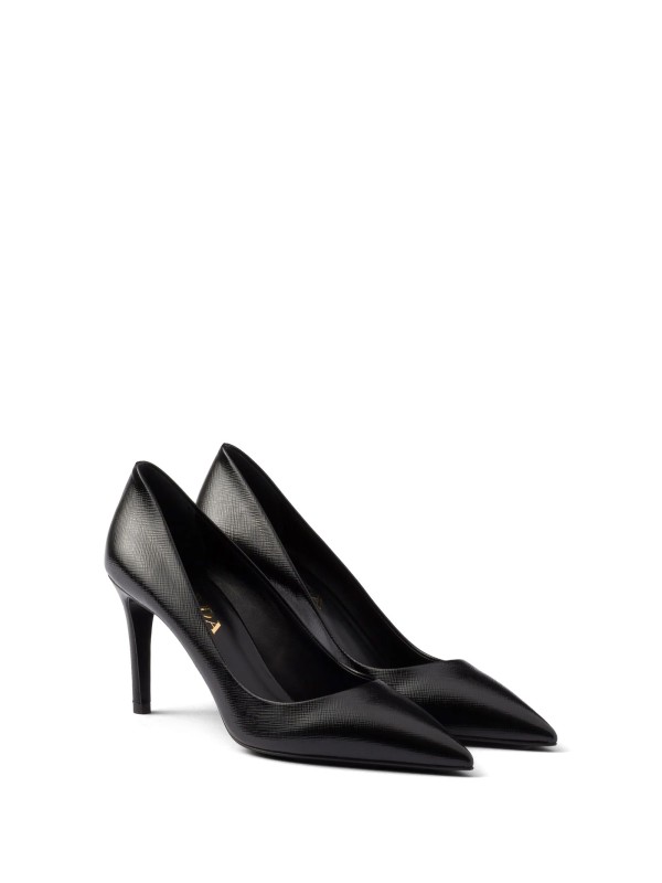 Décolleté Prada 85mm in pelle nera